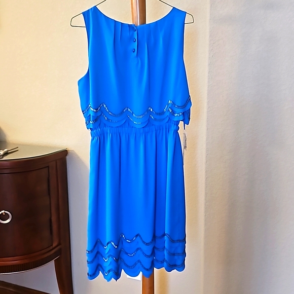NWT Gianni Bini, Atlantic Blue Dress, Size S - Picture 4 of 7